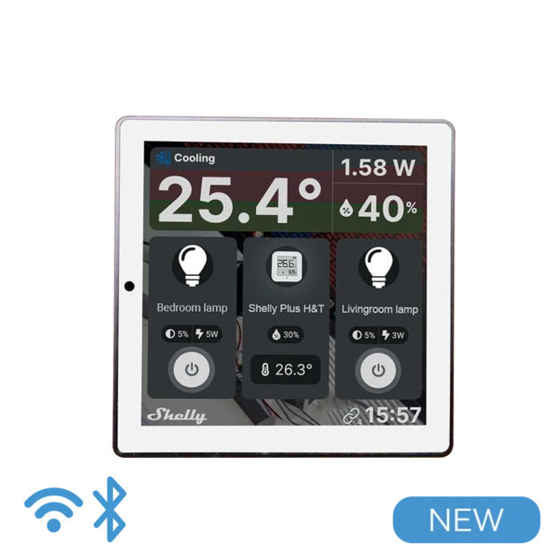 Shelly Wall Display Android WiFi white
