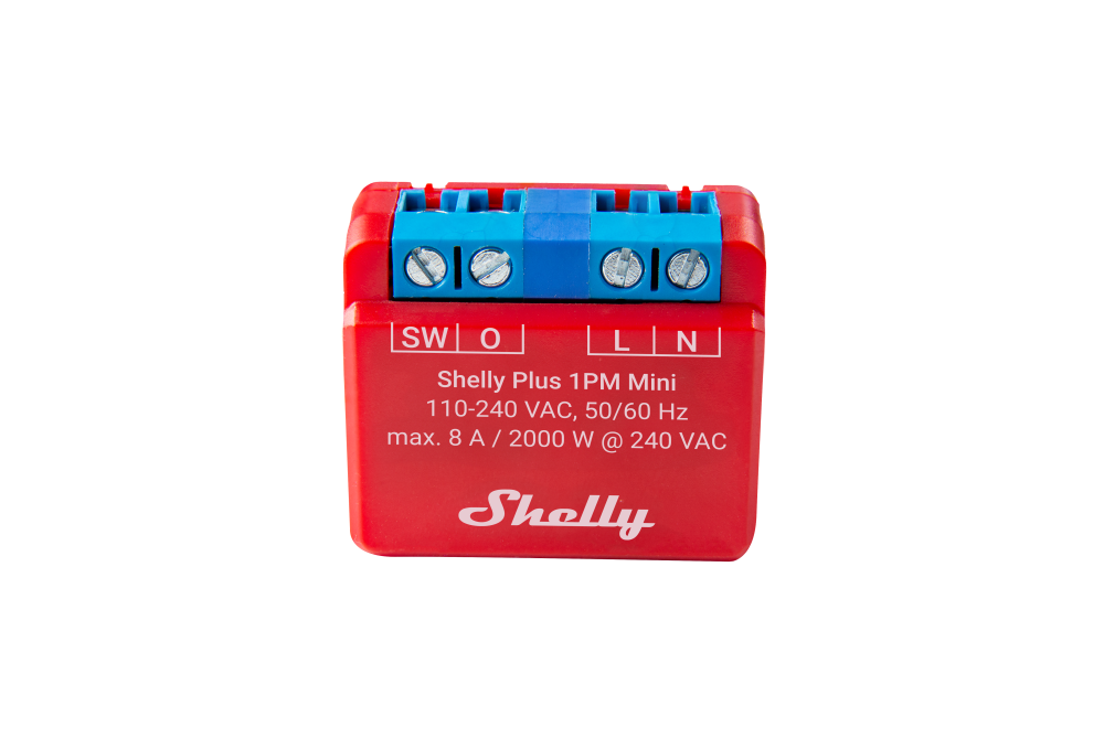 Shelly Plus 1PM Mini max 8A 1 ​​channel measuring function WLAN BT