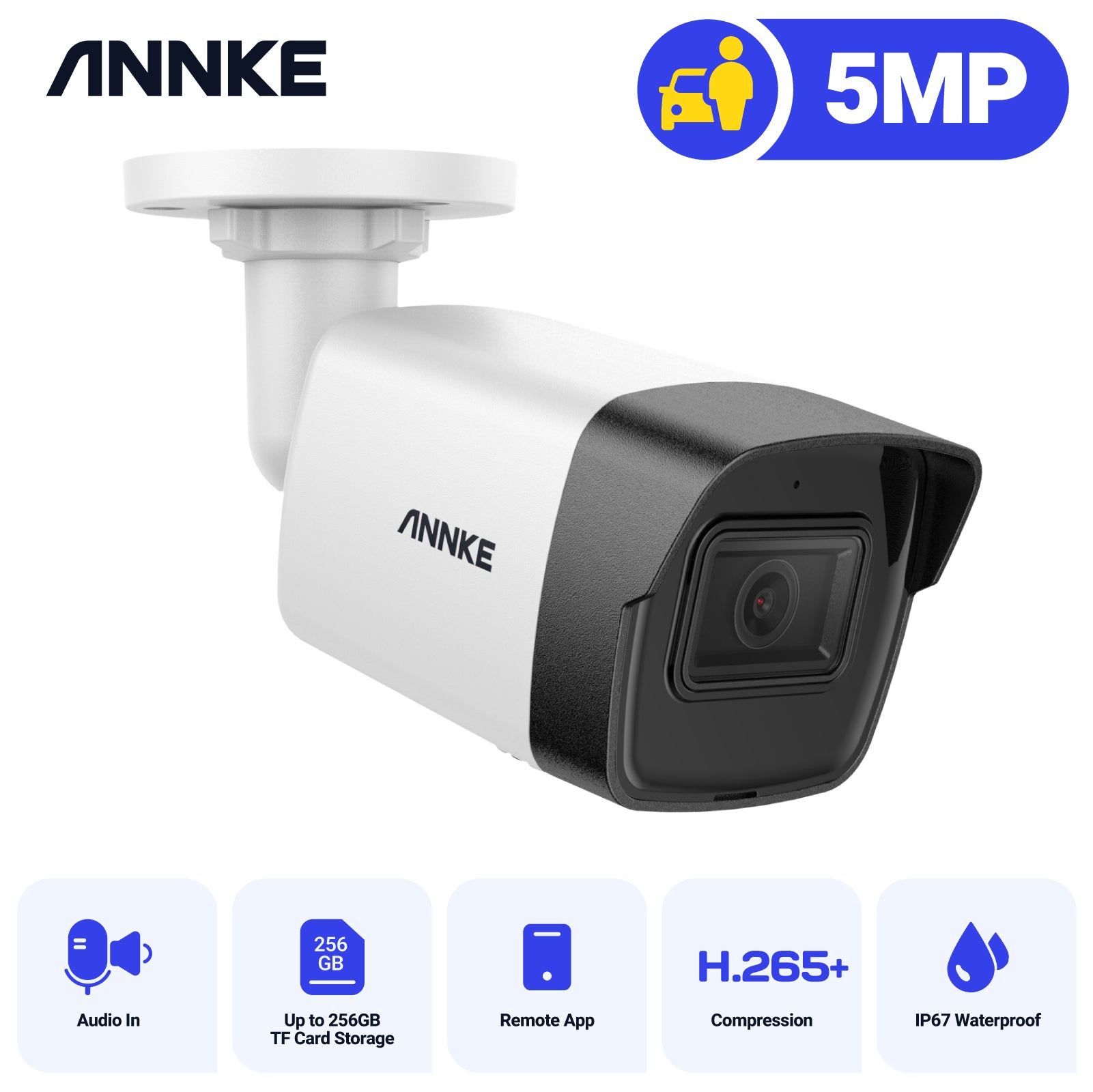 Annke C800 IP POE IR 8MP 4K Security Camera AI Motion Detection 