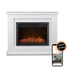 Smart home electric fireplace